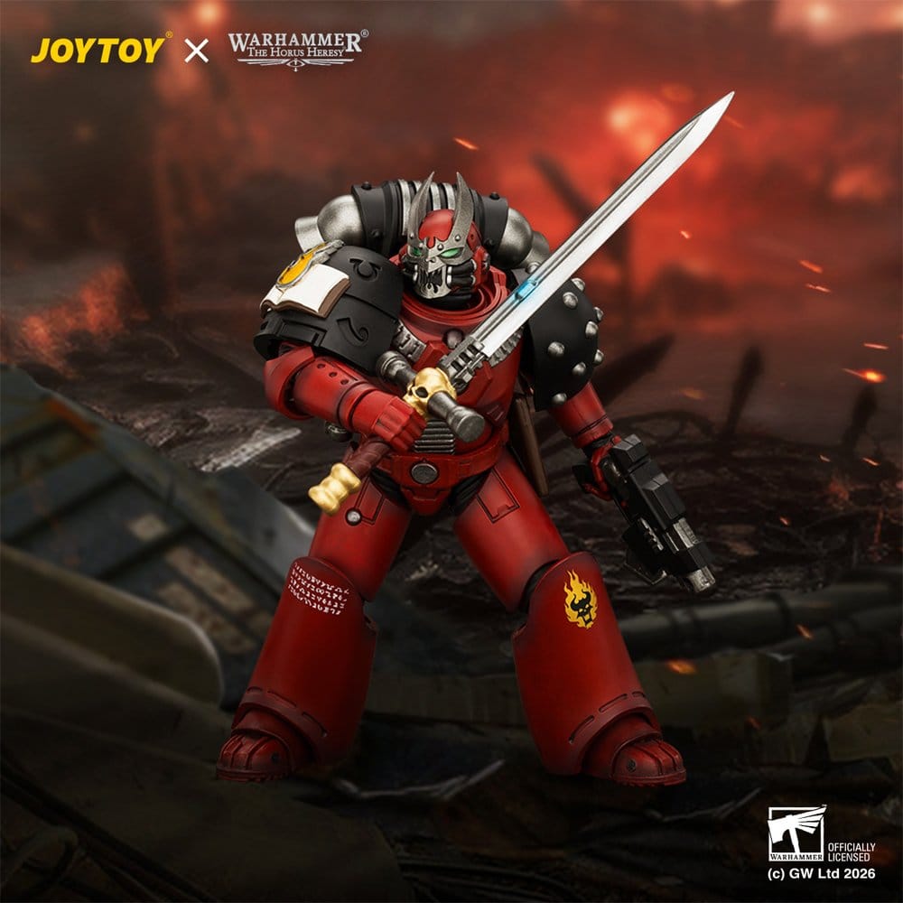 Joy Toy (CN) Warhammer The Horus Heresy Word Bearers MkVI Tactical Sergeant Actionfigur