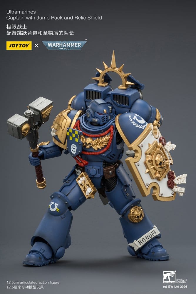 Joy Toy (CN) Warhammer Ultramarines Captain Actionfigur