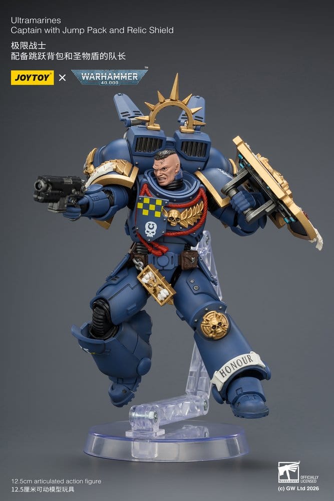 Joy Toy (CN) Warhammer Ultramarines Captain Actionfigur
