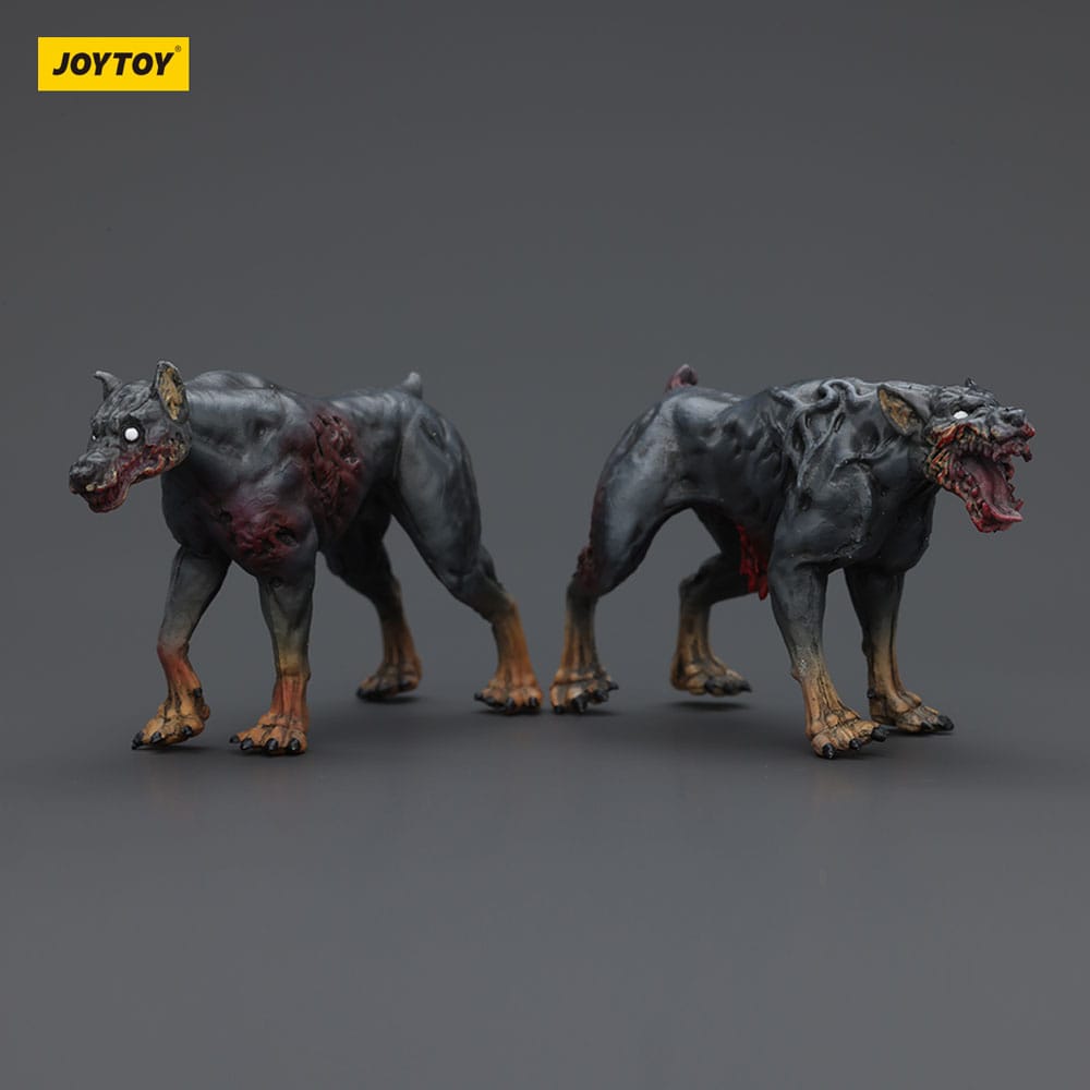 Joy Toy (CN) Zombie Dark Source 2er-Pack Police Dogs Actionfiguren
