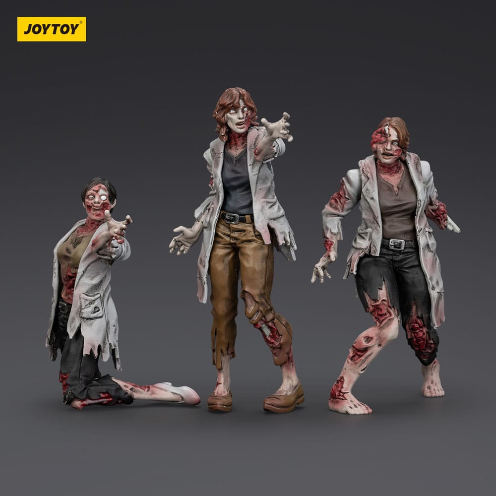 Joy Toy (CN) Zombie Dark Source 3er-Pack Scientists (Female) Actionfiguren
