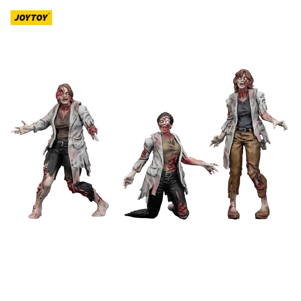 Joy Toy (CN) Zombie Dark Source 3er-Pack Scientists (Female) Actionfiguren