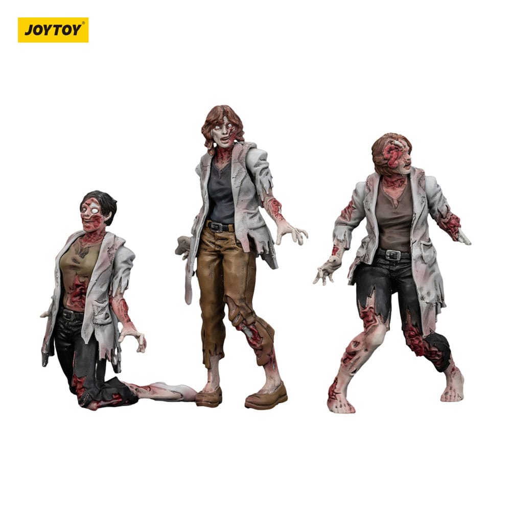 Joy Toy (CN) Zombie Dark Source 3er-Pack Scientists (Female) Actionfiguren