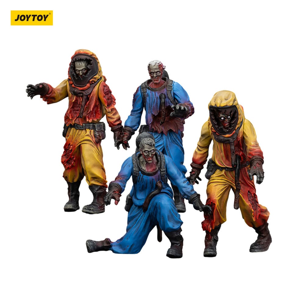 Joy Toy (CN) Zombie Dark Source 4er-Pack Biochemical Lab Team Actionfiguren