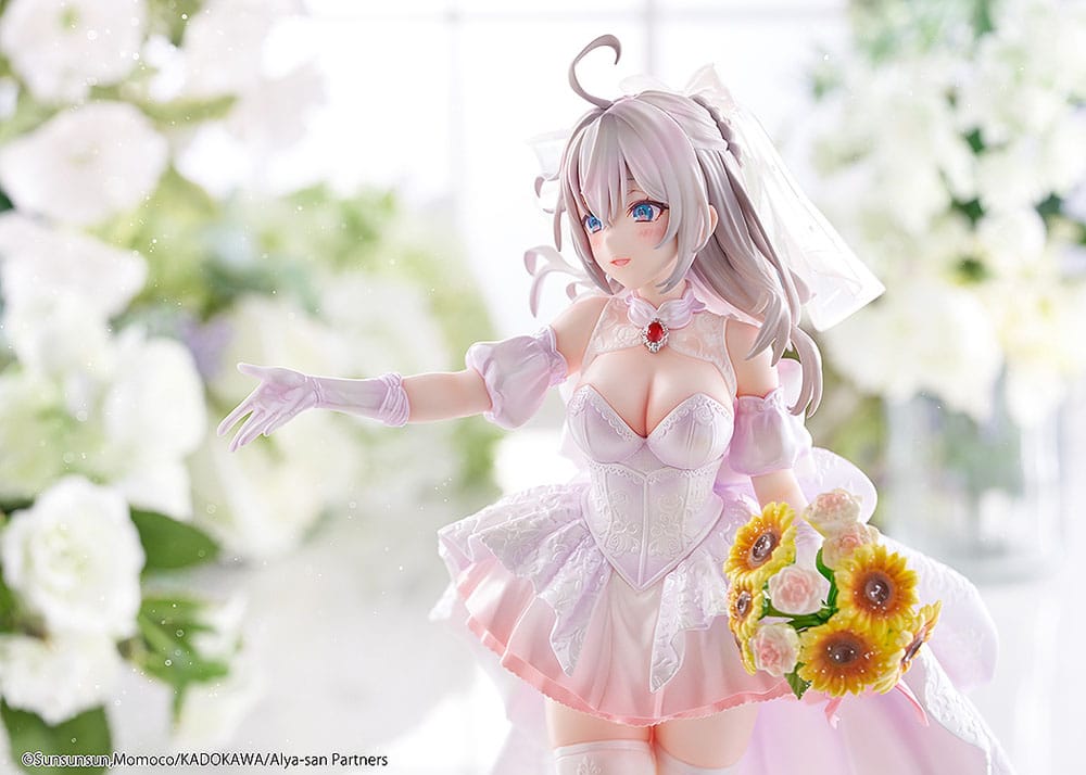 Kadokawa Alya Sometimes Hides Her Feelings In Russian Alisa Mikhailovna Kujou Wedding Dress Ver. 1/7 Statue