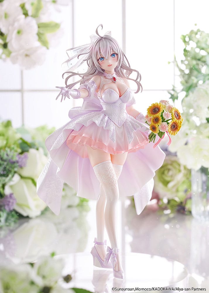 Kadokawa Alya Sometimes Hides Her Feelings In Russian Alisa Mikhailovna Kujou Wedding Dress Ver. 1/7 Statue