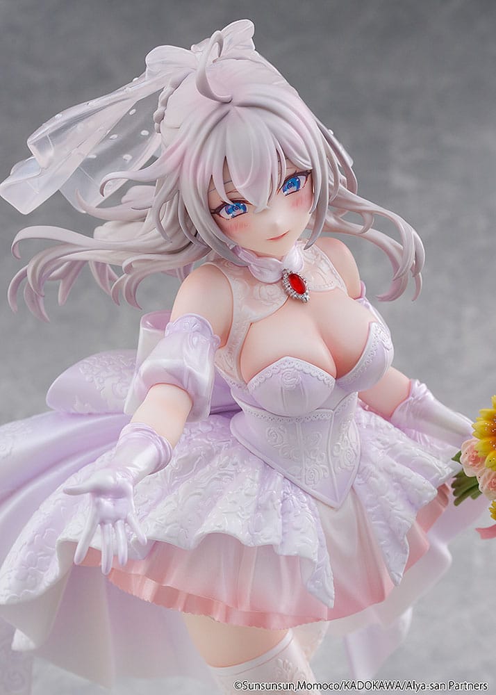 Kadokawa Alya Sometimes Hides Her Feelings In Russian Alisa Mikhailovna Kujou Wedding Dress Ver. 1/7 Statue