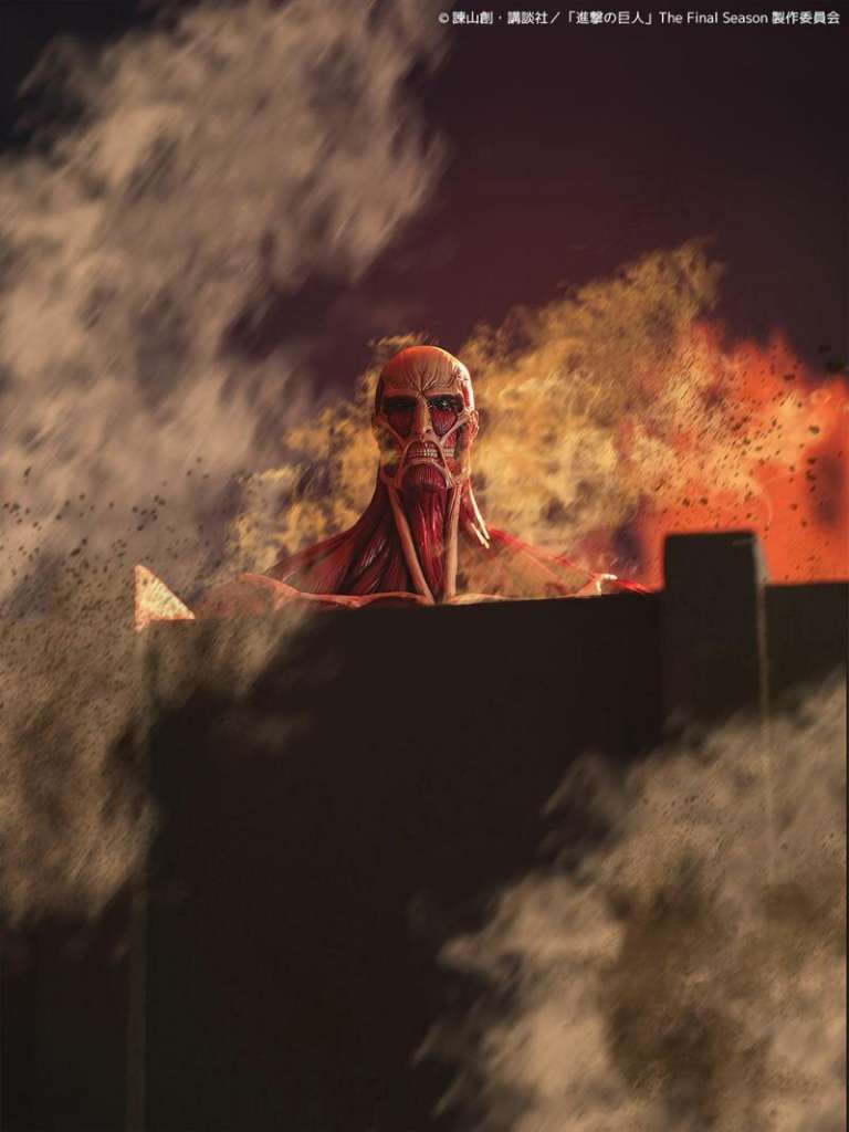 Kaiyodo Attack on Titan Colossal Titan 63 cm Mega Soft Vinyl Figur