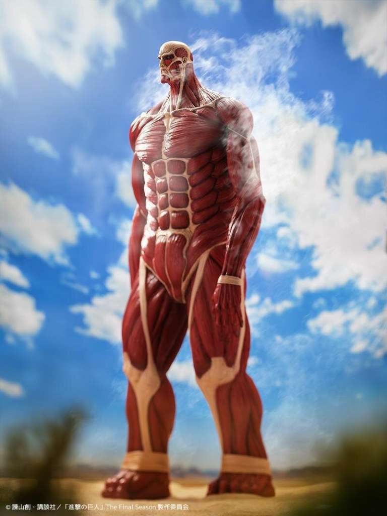Kaiyodo Attack on Titan Colossal Titan 63 cm Mega Soft Vinyl Figur