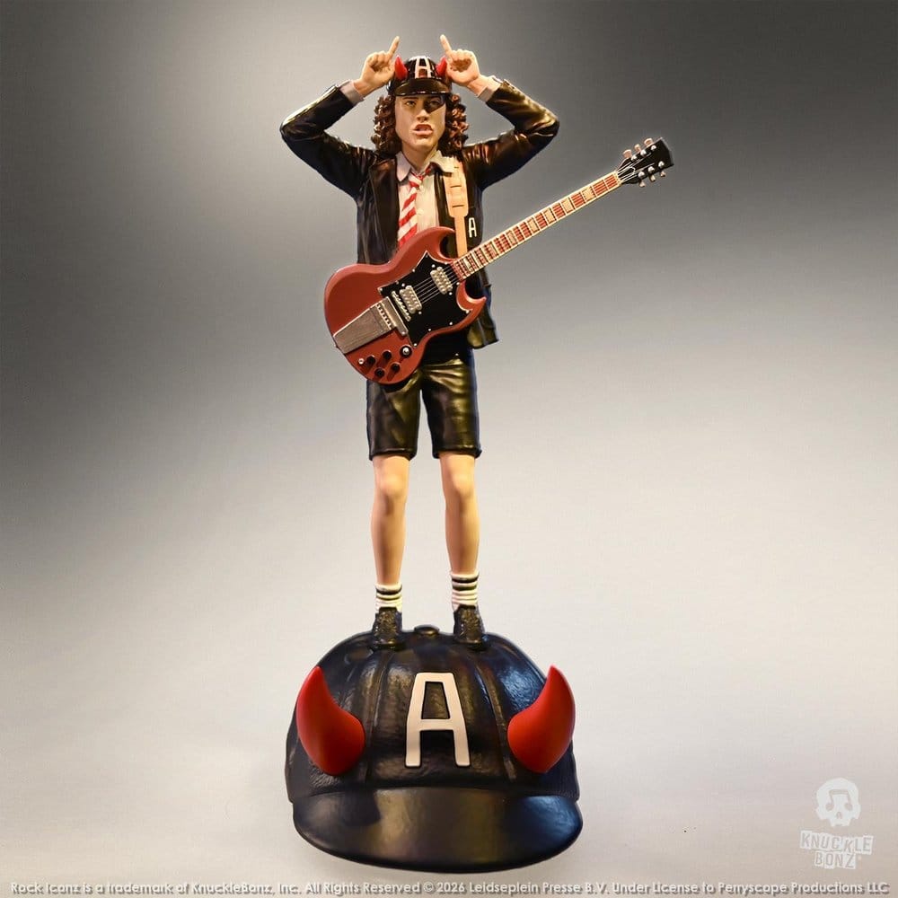 Knucklebonz AC/DC Angus Young IV Rock Iconz 1/9 Statue