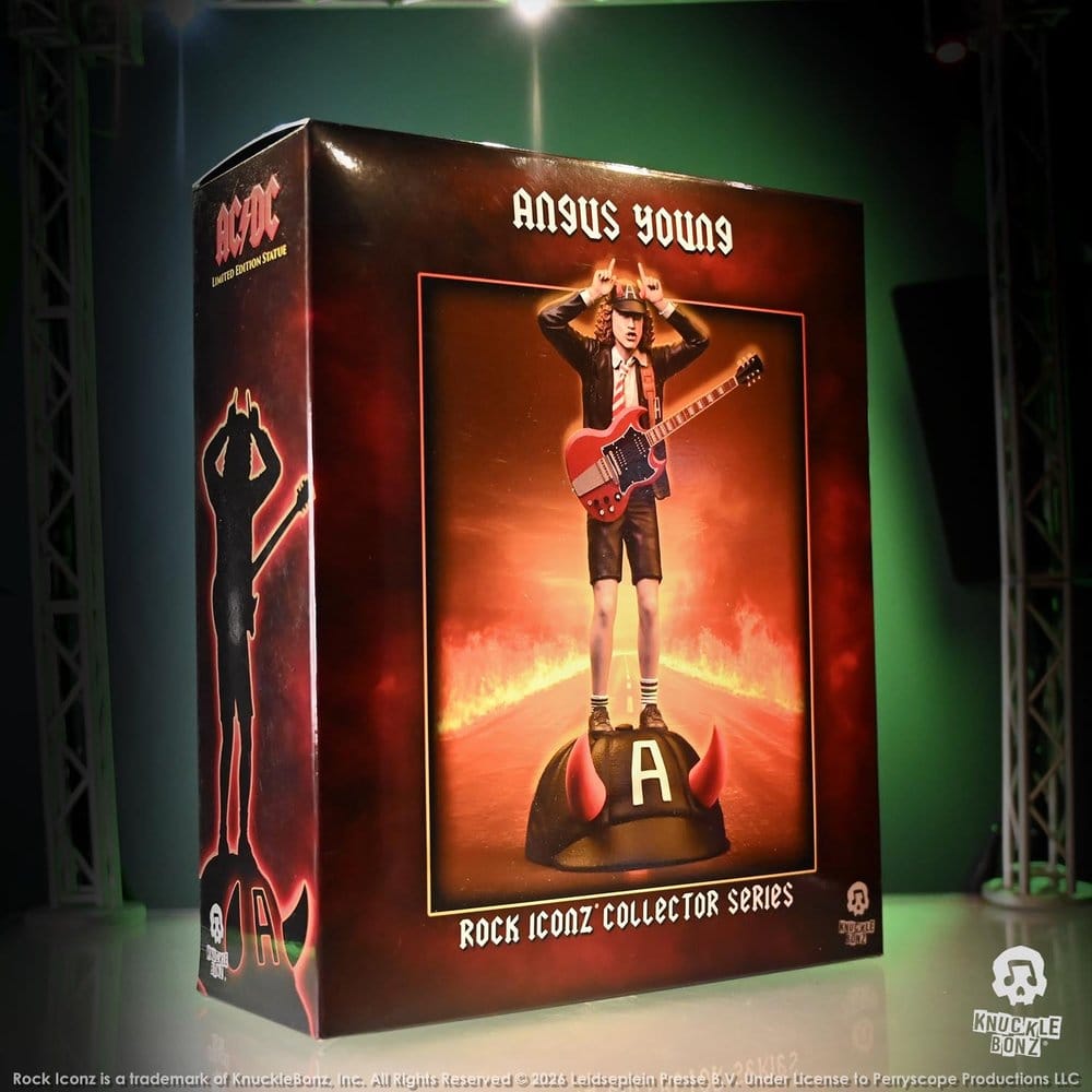 Knucklebonz AC/DC Angus Young IV Rock Iconz 1/9 Statue
