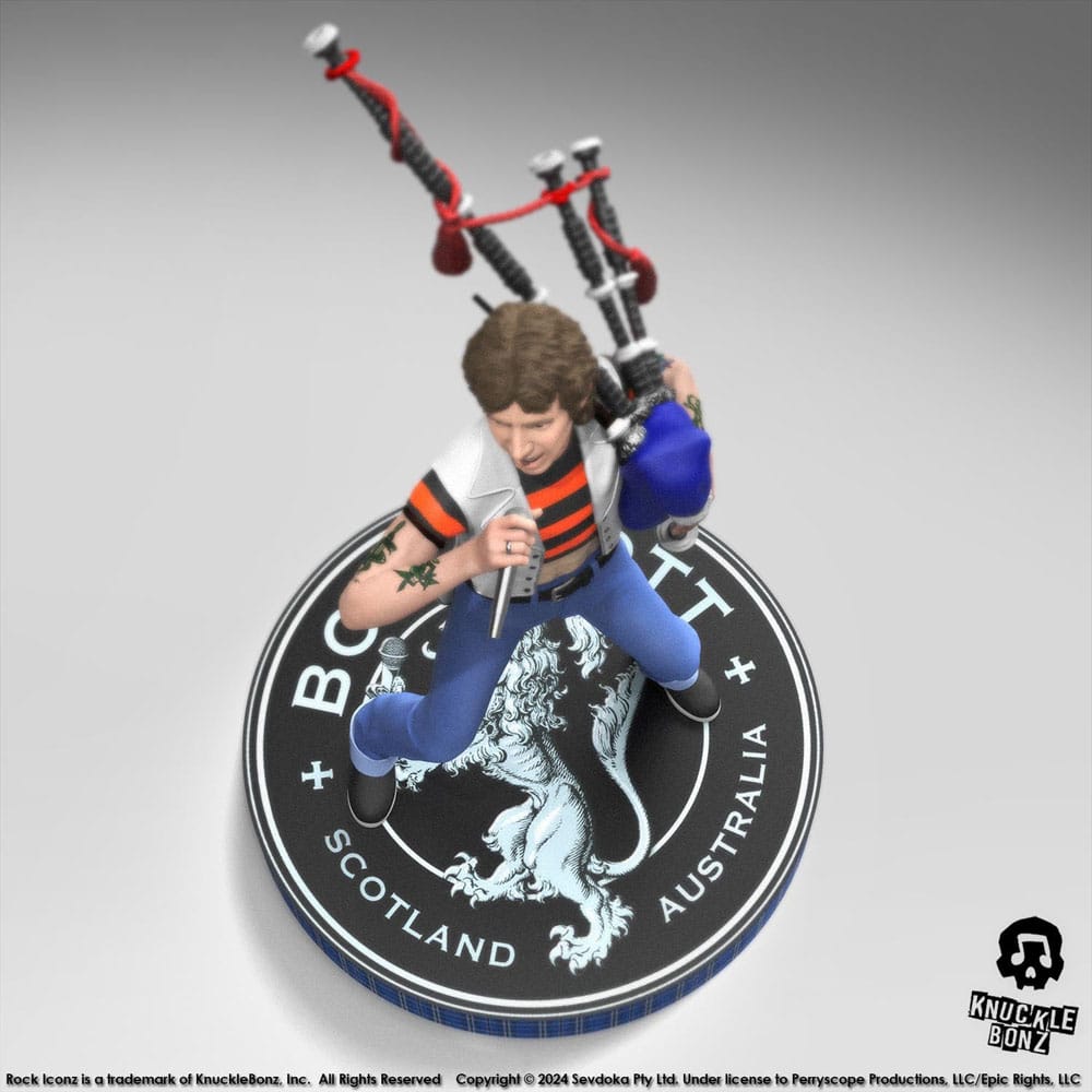 Knucklebonz AC/DC Bon Scott II Rock Iconz Statue