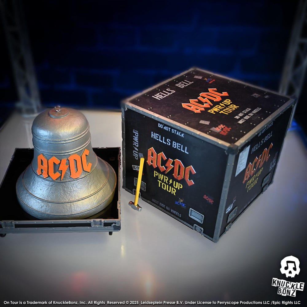 Knucklebonz AC/DC Hells Bell PWR UP Tour Rock Ikonz Statue