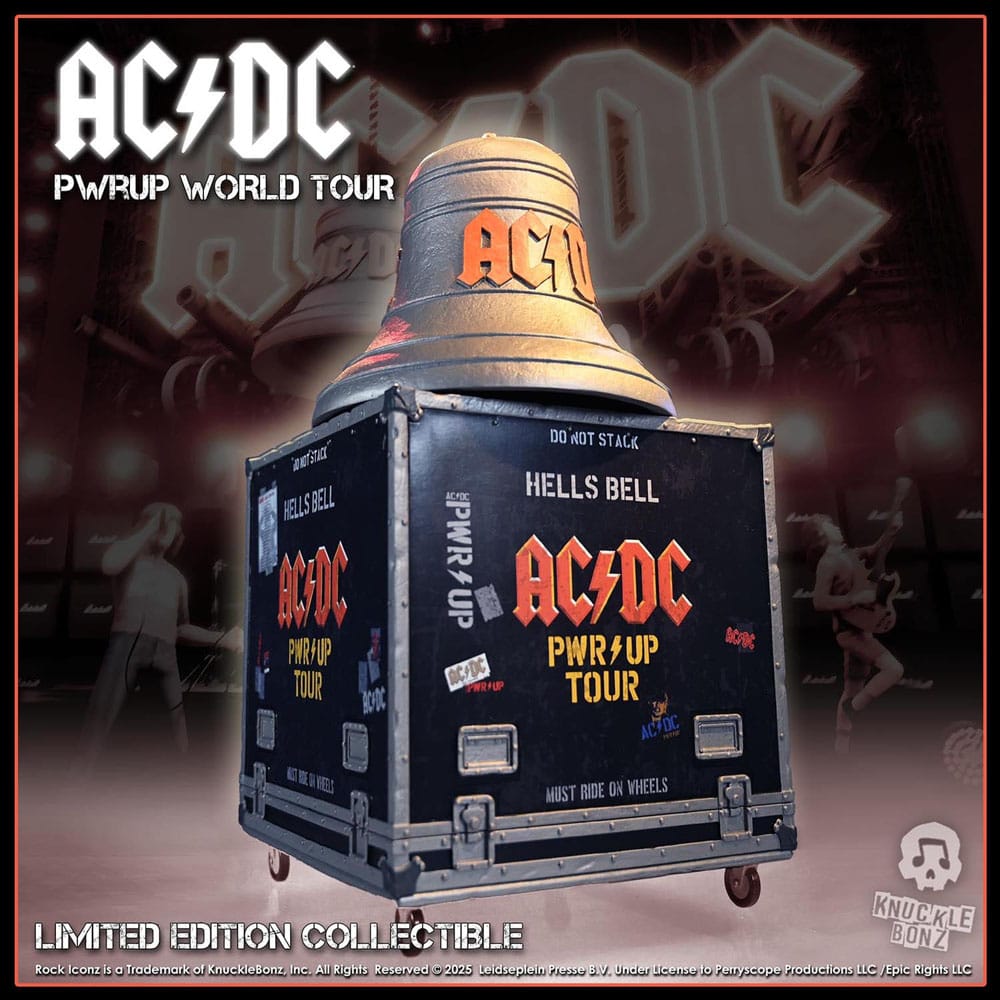 Knucklebonz AC/DC Hells Bell PWR UP Tour Rock Ikonz Statue