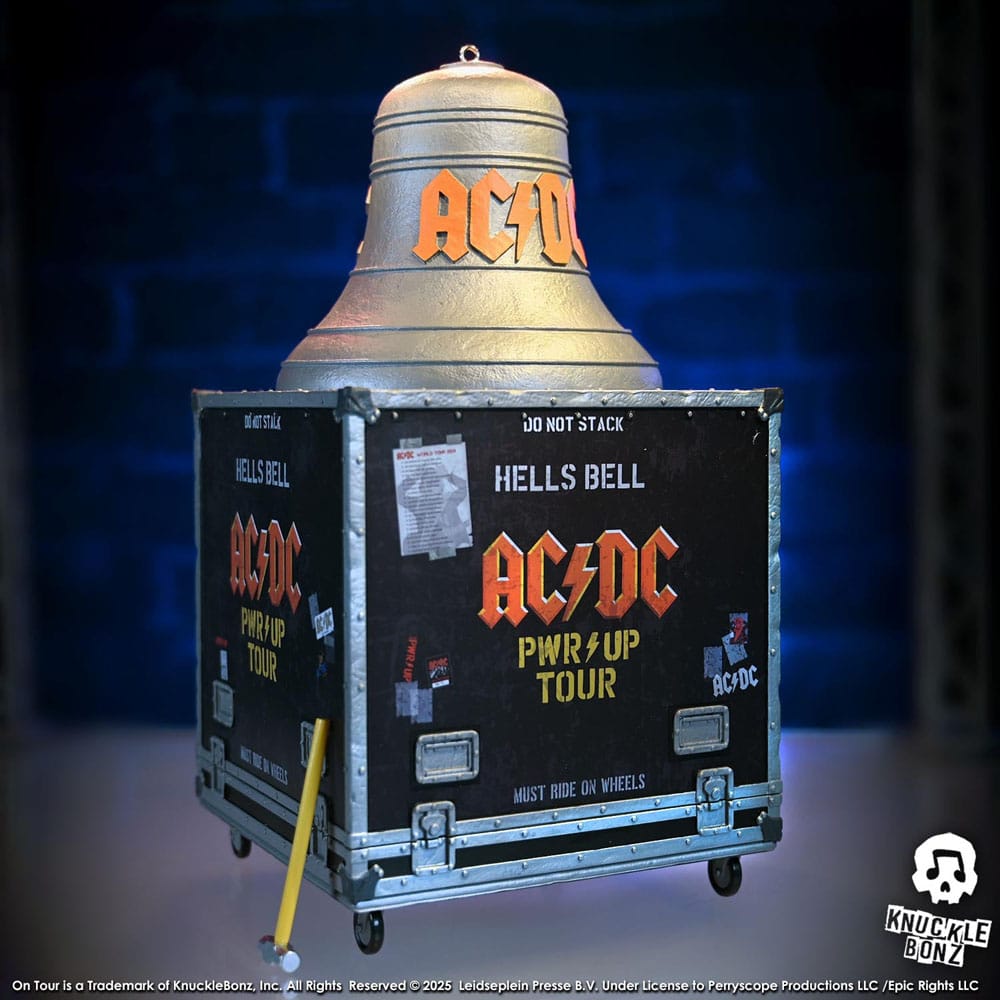 Knucklebonz AC/DC Hells Bell PWR UP Tour Rock Ikonz Statue