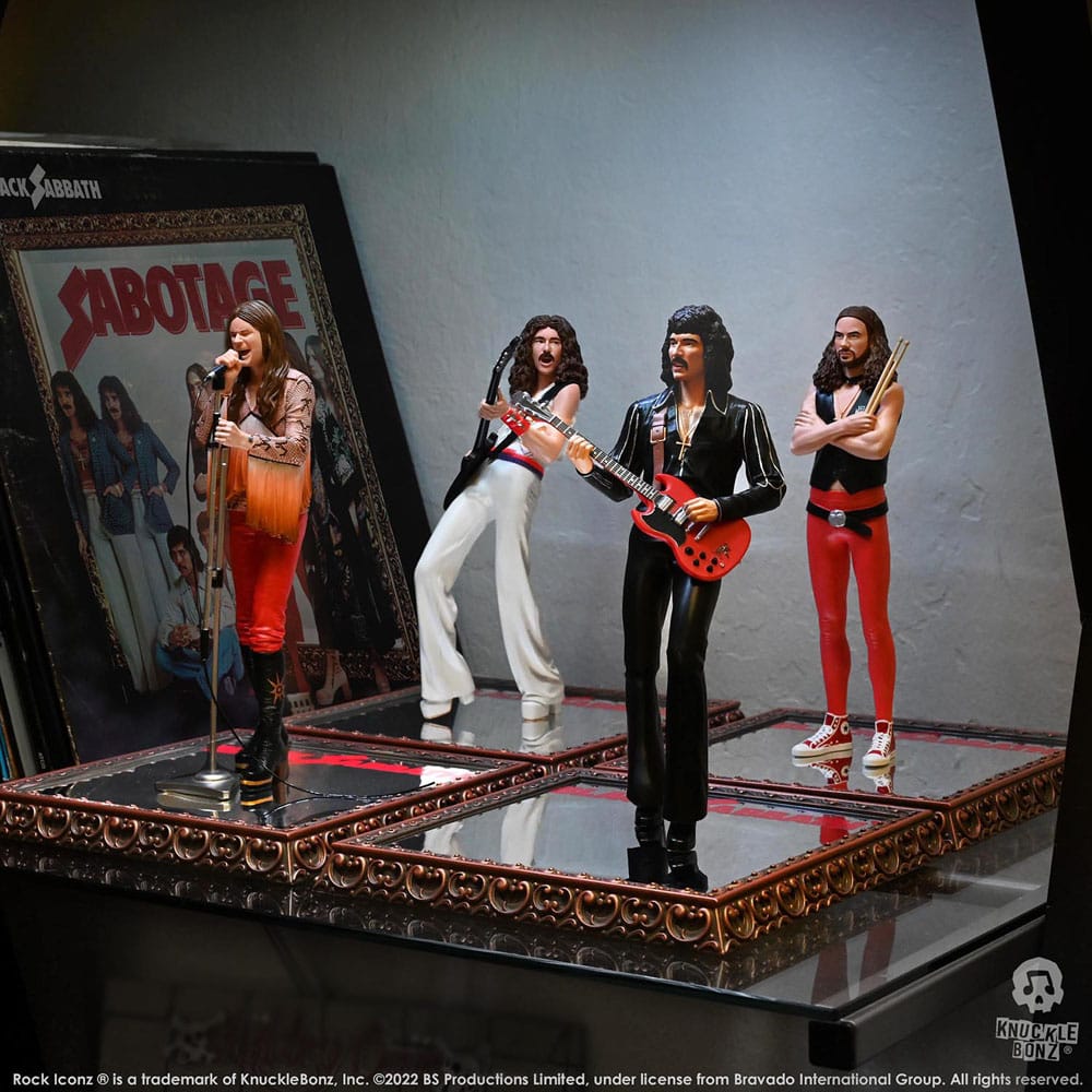 Knucklebonz Black Sabbath Sabotage Era Rock Iconz 4er-Pack Statuen