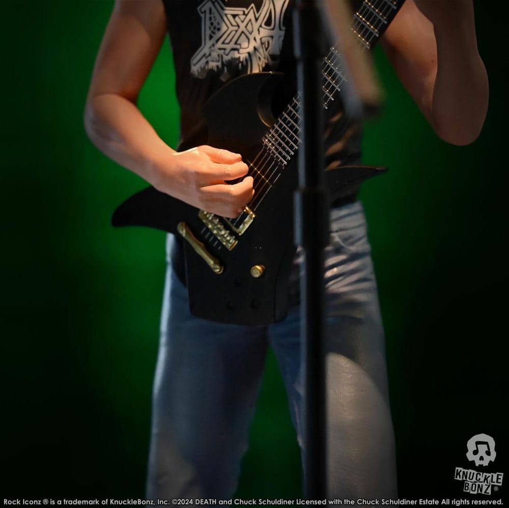 Knucklebonz Death Chuck Schuldiner II Rock Iconz Statue