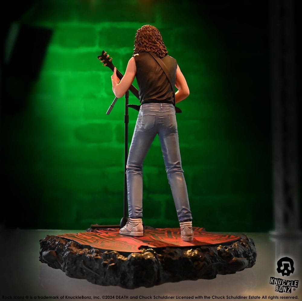 Knucklebonz Death Chuck Schuldiner II Rock Iconz Statue