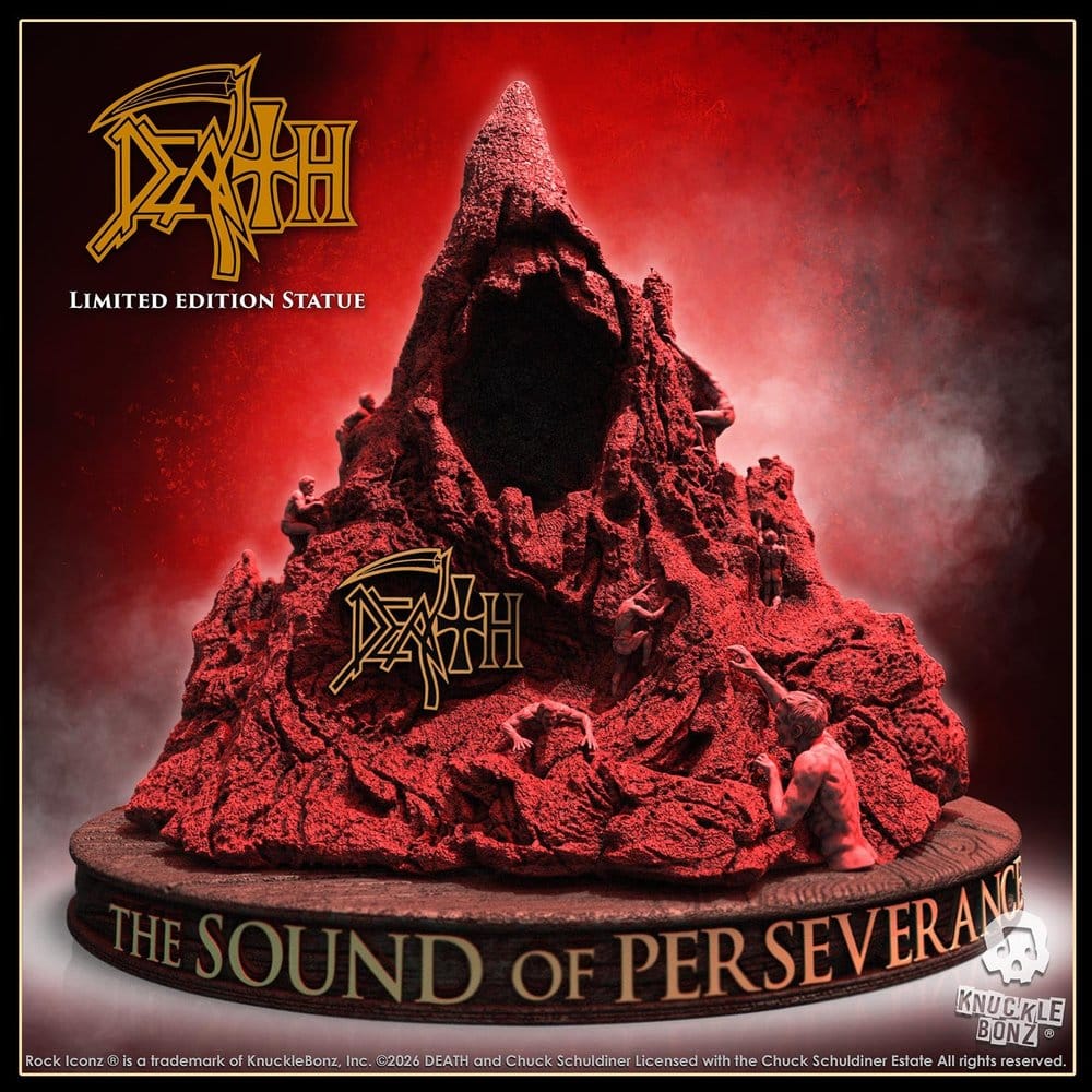 Knucklebonz Death The Sound of Perseverance 3D Vinyl Figur