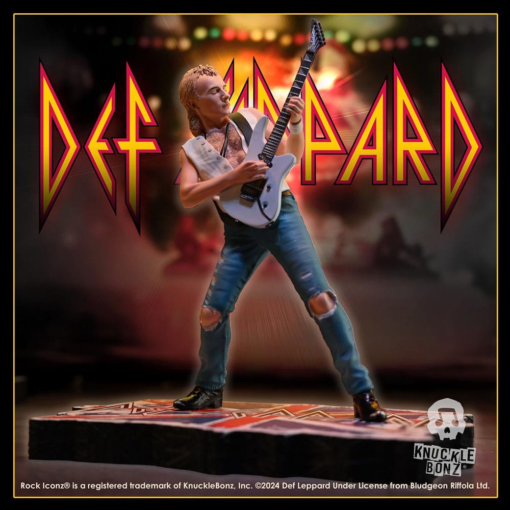 Knucklebonz Def Leppard Phil Collen Rock Iconz Statue