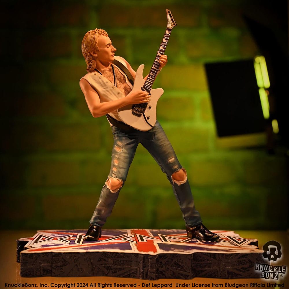 Knucklebonz Def Leppard Phil Collen Rock Iconz Statue