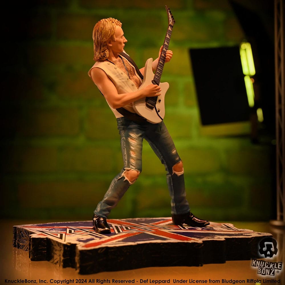 Knucklebonz Def Leppard Phil Collen Rock Iconz Statue