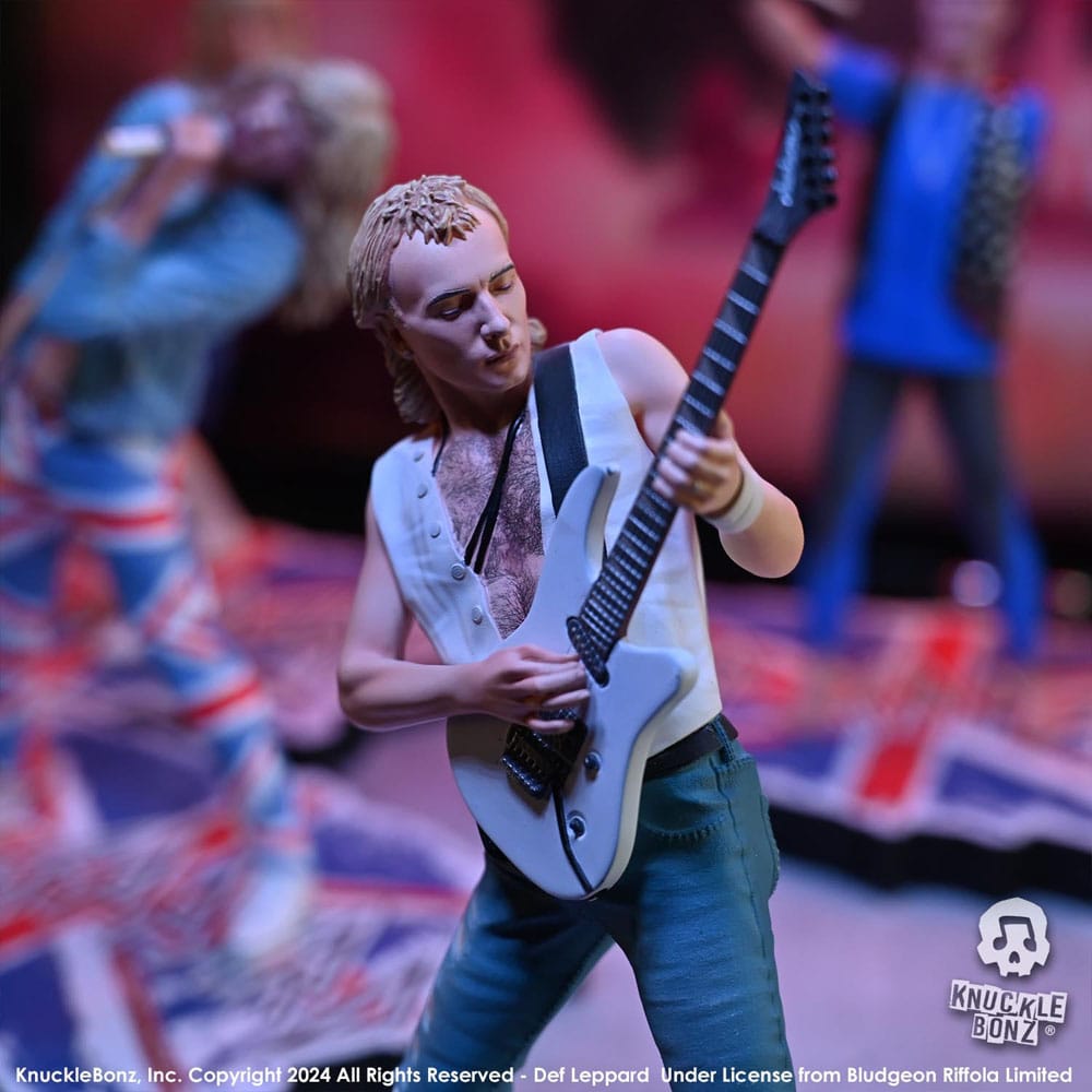 Knucklebonz Def Leppard Phil Collen Rock Iconz Statue