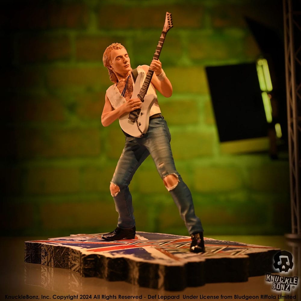 Knucklebonz Def Leppard Phil Collen Rock Iconz Statue