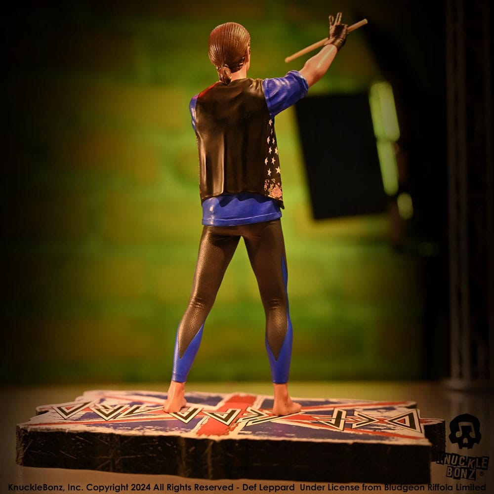 Knucklebonz Def Leppard Rick Allen Rock Iconz Statue