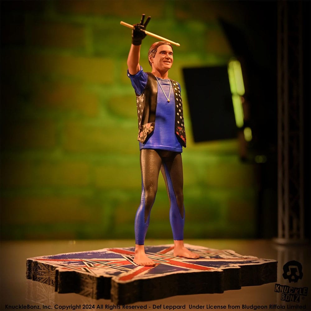 Knucklebonz Def Leppard Rick Allen Rock Iconz Statue