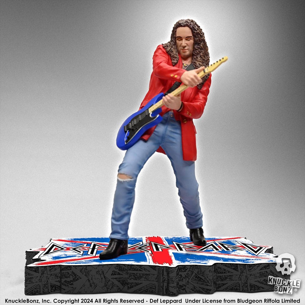 Knucklebonz Def Leppard Vivian Campbell Rock Iconz Statue