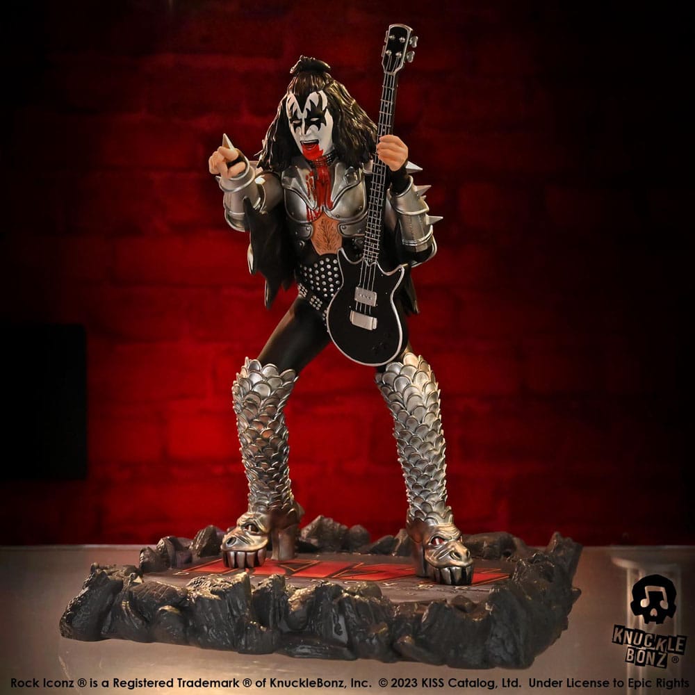 Knucklebonz Kiss Rock The Demon (Destroyer) Iconz Statue