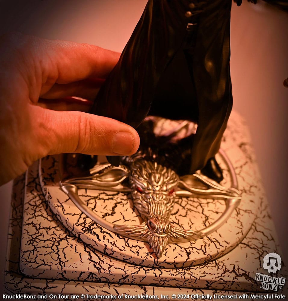 Knucklebonz Mercyful Fate King Diamond III (Black Version) Rock Iconz Statue