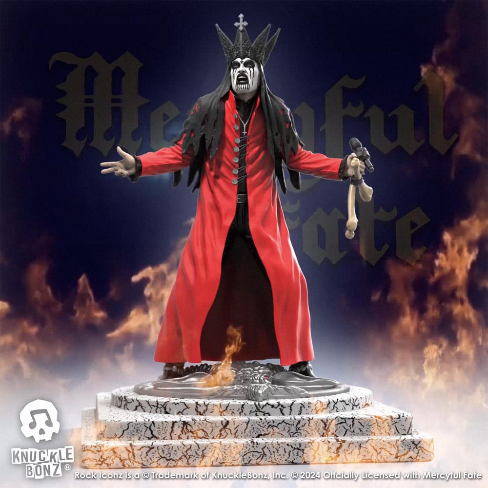 Knucklebonz Mercyful Fate King Diamond III (Red Version) Statue