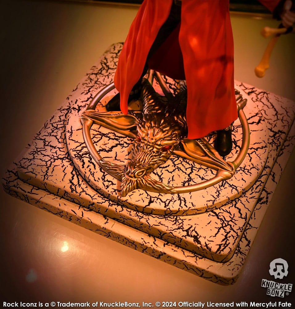 Knucklebonz Mercyful Fate King Diamond III (Red Version) Statue