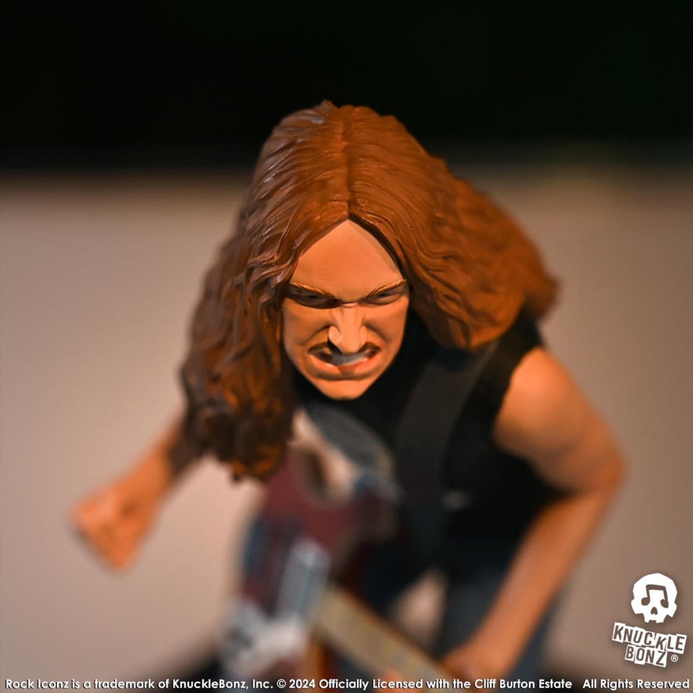 Knucklebonz Metallica Cliff Burton II Rock Iconz Statue