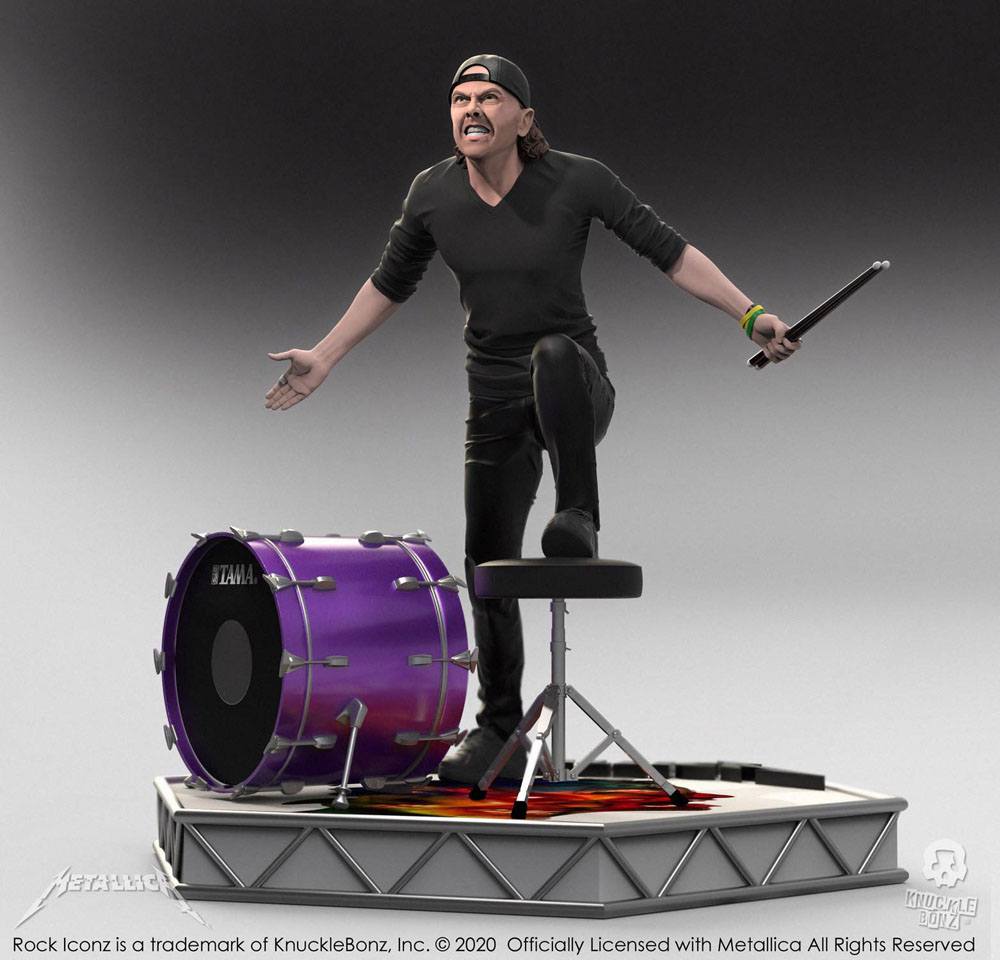 Knucklebonz Metallica Lars Ulrich Limited Edition Rock Iconz Statue