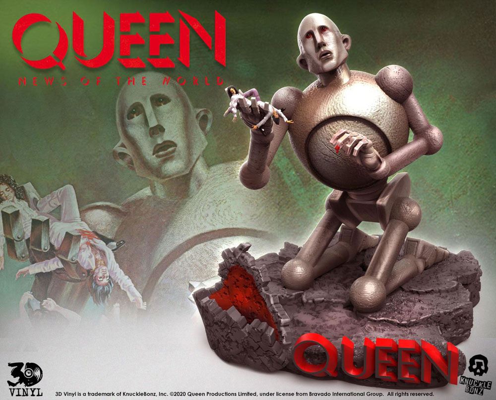 Knucklebonz Queen Robot (News of the World) Statue