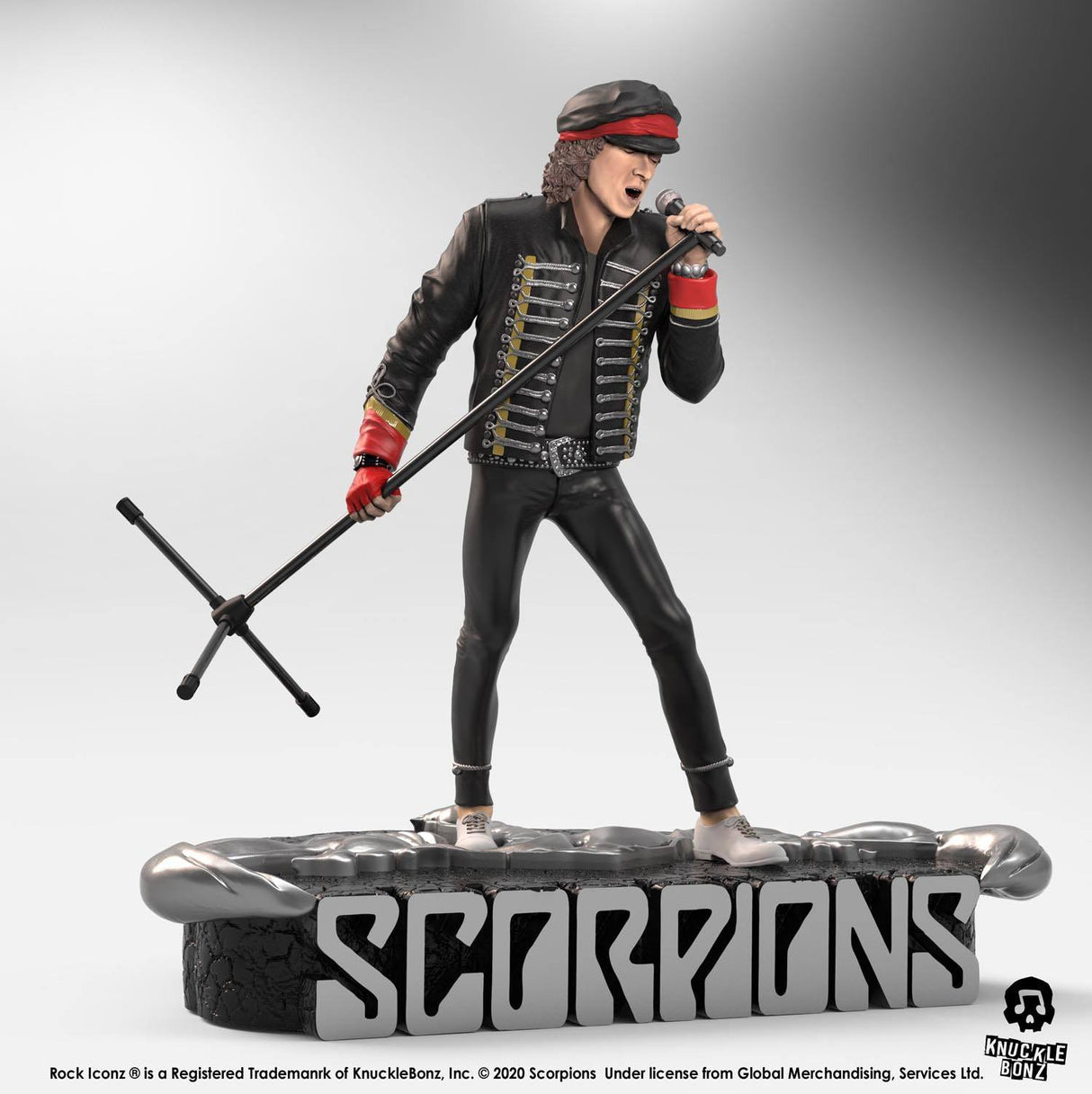 Knucklebonz Scorpions Klaus Meine Limited Edition Rock Iconz Statue
