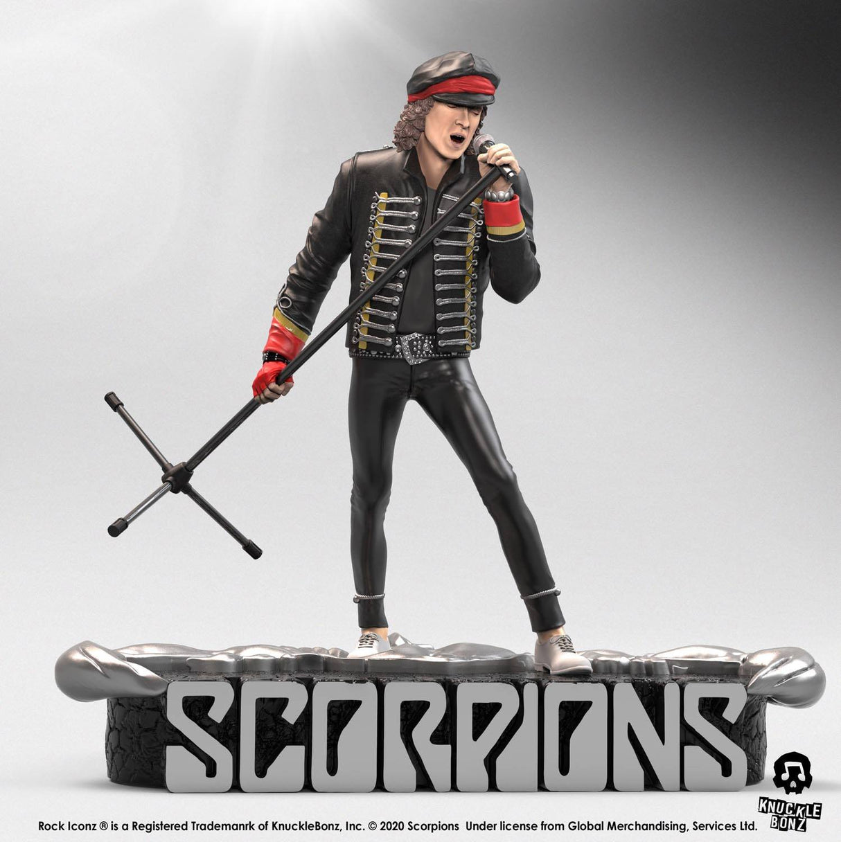 Knucklebonz Scorpions Klaus Meine Limited Edition Rock Iconz Statue