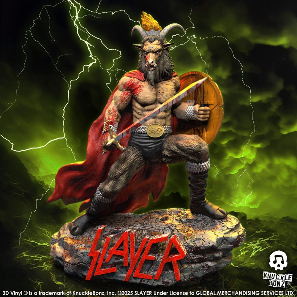 Knucklebonz Slayer Show No Mercy Minotaur Vinyl 3D Statue - Beschädigte Verpackung
