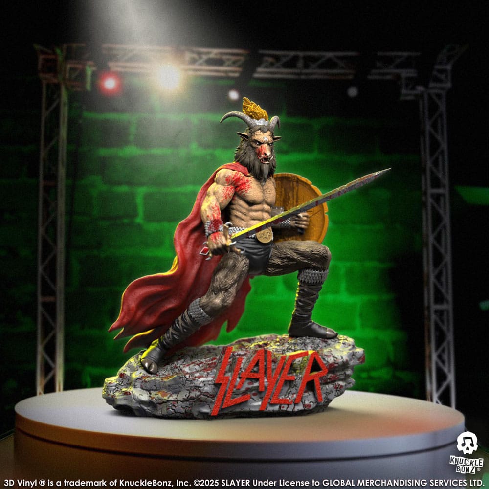 Knucklebonz Slayer Show No Mercy Minotaur Vinyl 3D Statue - Beschädigte Verpackung