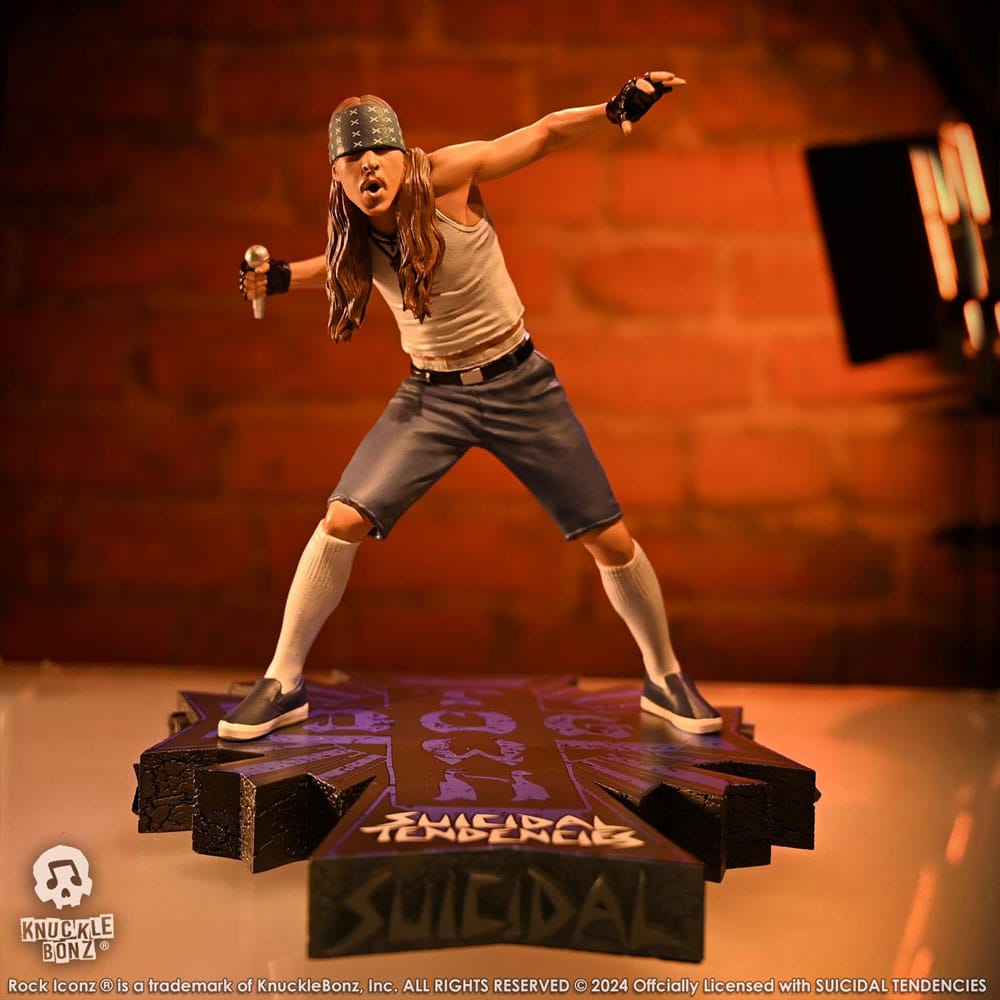 Knucklebonz Suicidal Tendencies Mike Muir Rock Iconz Statue