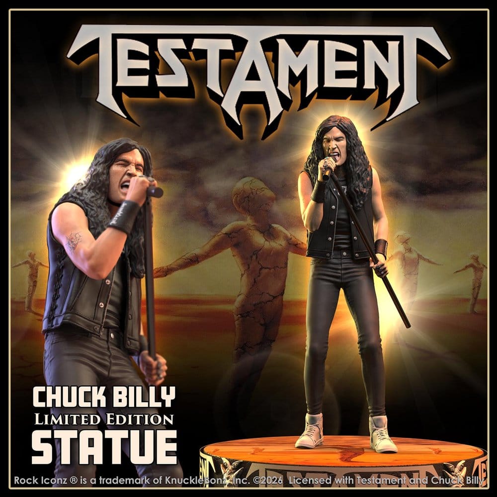 Knucklebonz Testament Chuck Billy Rock Iconz