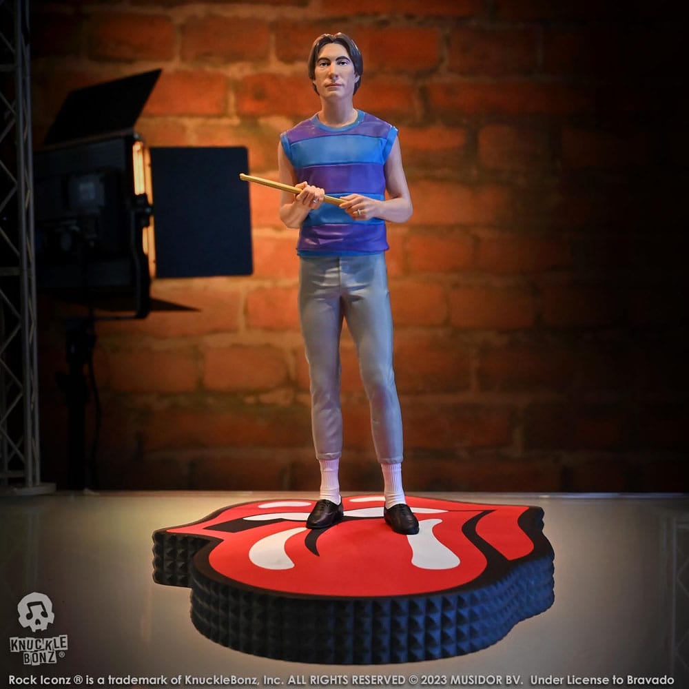 Knucklebonz The Rolling Stones Charlie Watts (Tattoo You Tour 1981) Rock Iconz Statue