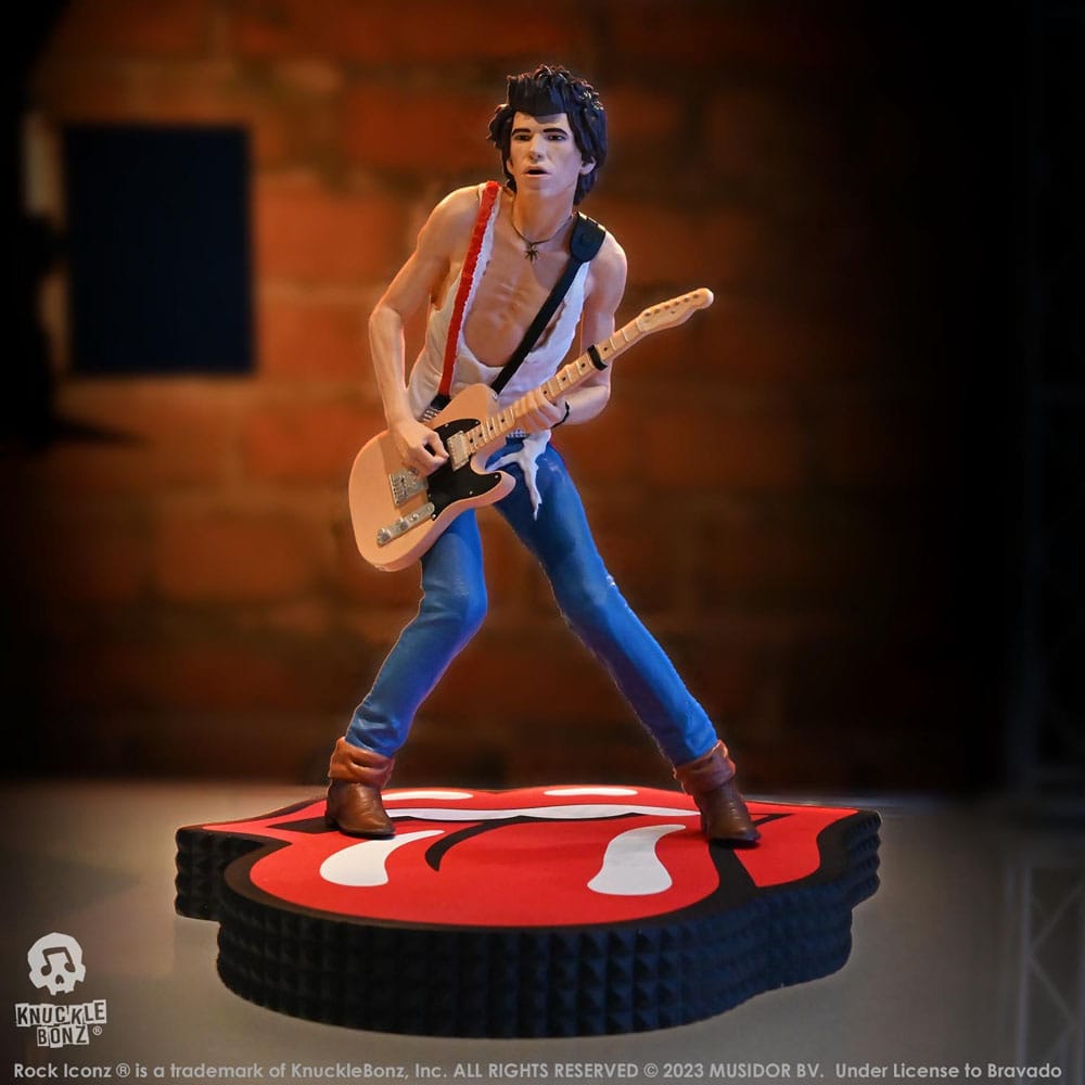 Knucklebonz The Rolling Stones Keith Richards (Tattoo You Tour 1981) Rock Iconz Statue