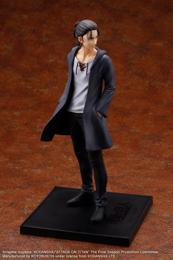 Kotobukiya Attack On Titan The Final Season Eren Yeager Oshi Works Ver. Figur