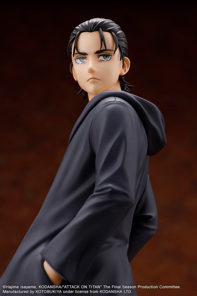 Kotobukiya Attack On Titan The Final Season Eren Yeager Oshi Works Ver. Figur