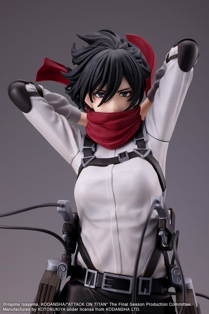 Kotobukiya Attack on Titan The Final Season Mikasa Ackerman Ver. Oshi Works Figur