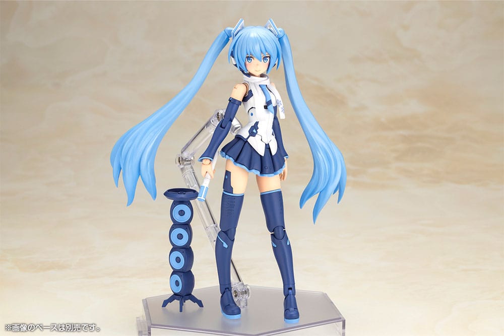 Kotobukiya Frame Arms Girl Frame Music Girl X Hatsune Miku Snow Miku Another Color Ver. Plastic Model Kit